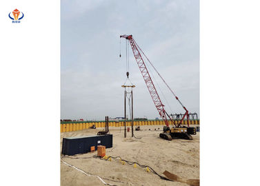 Industrial 180 KW Vibro Float Equipment Vibro Stone Columns Ground Improvement