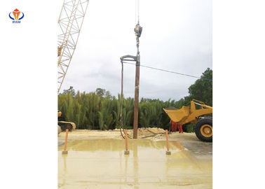Eco - Friendly Electric Vibroflot Drive Pile Machine 800mm-1200mm Working Pile Diameters