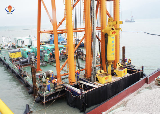 อินเวอร์เตอร์ควบคุม Vibro Stone Columns เสาหิน Devicet เสาเข็มพร้อมมอเตอร์กำลังสูง